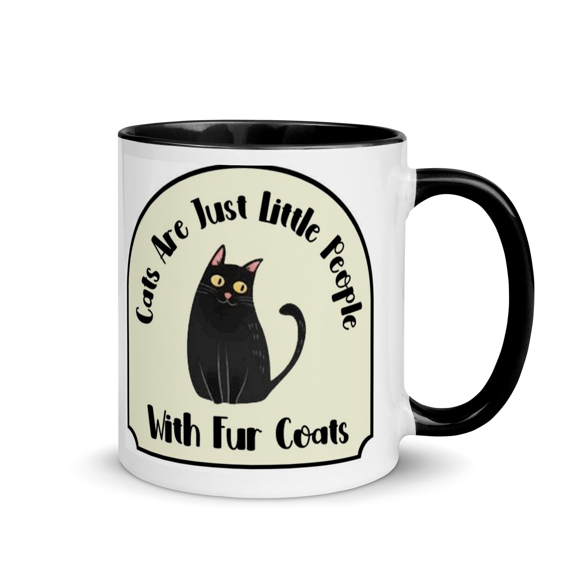 gift mug cats are just little people with fur coats