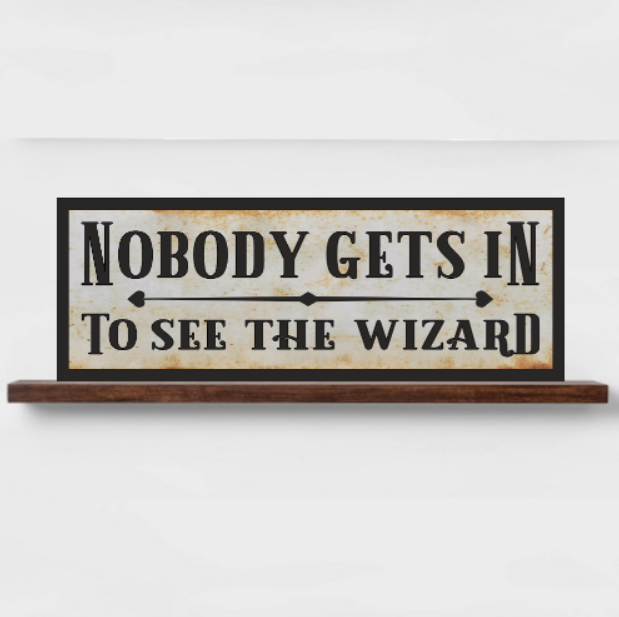 No Peeing Off The Deck Sign Cottage Decor