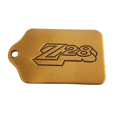camero z28 keychain vintage muscle car collectible