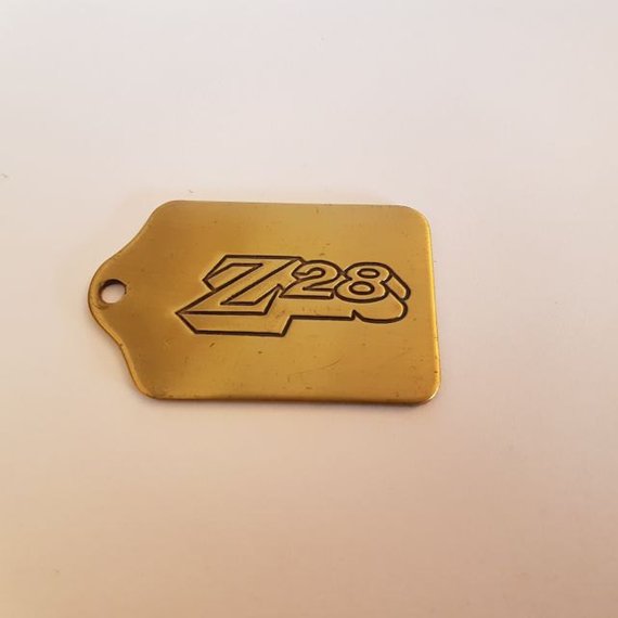 camero z28 keychain vintage muscle car collectible